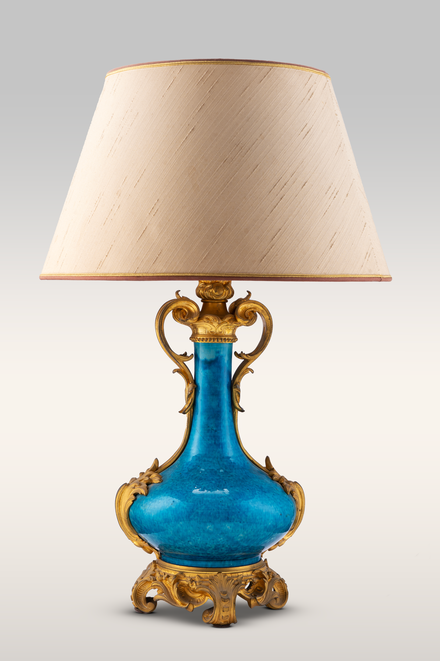 Gilded Bronze Lamp