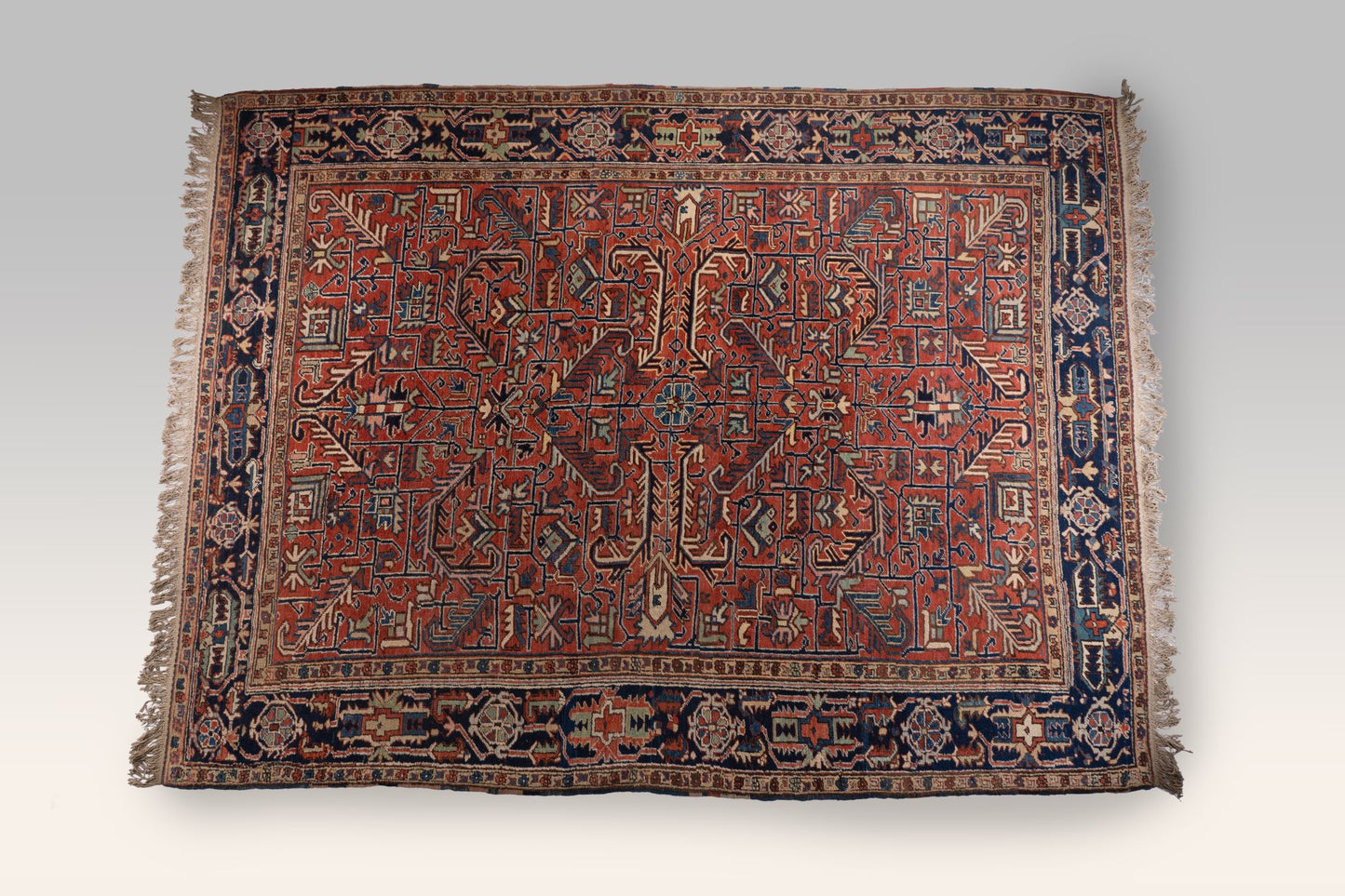 A Geometric Persian Heriz Carpet