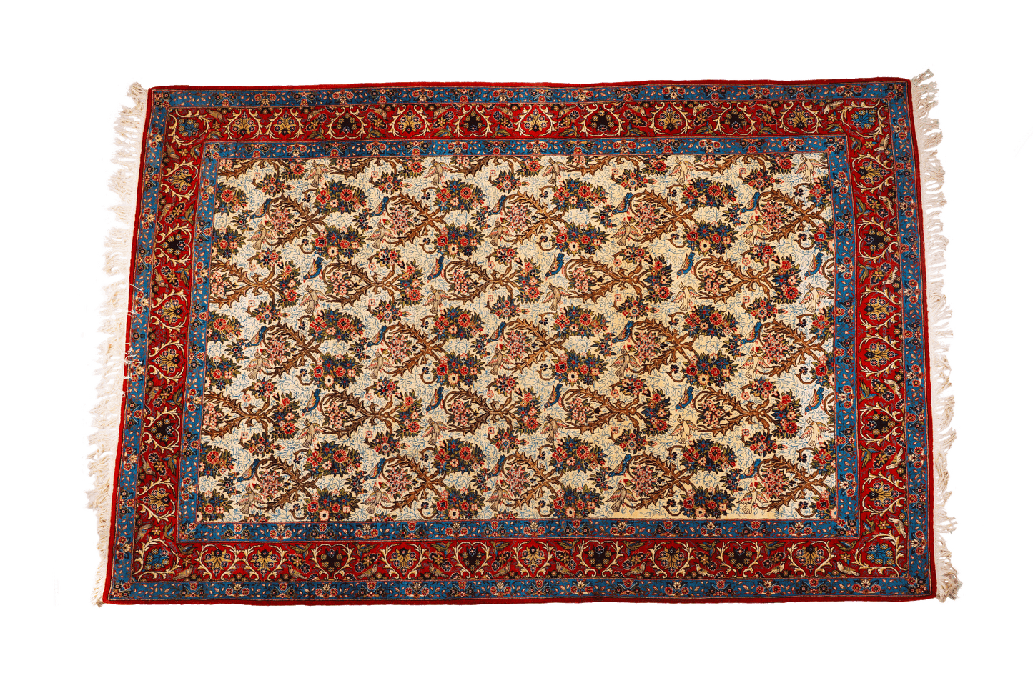 Classic Floral Kashan Persian Rug