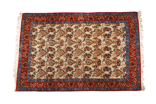 Classic Floral Kashan Persian Rug