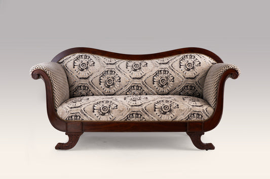 A Mahogany Biedermeier Sofa
