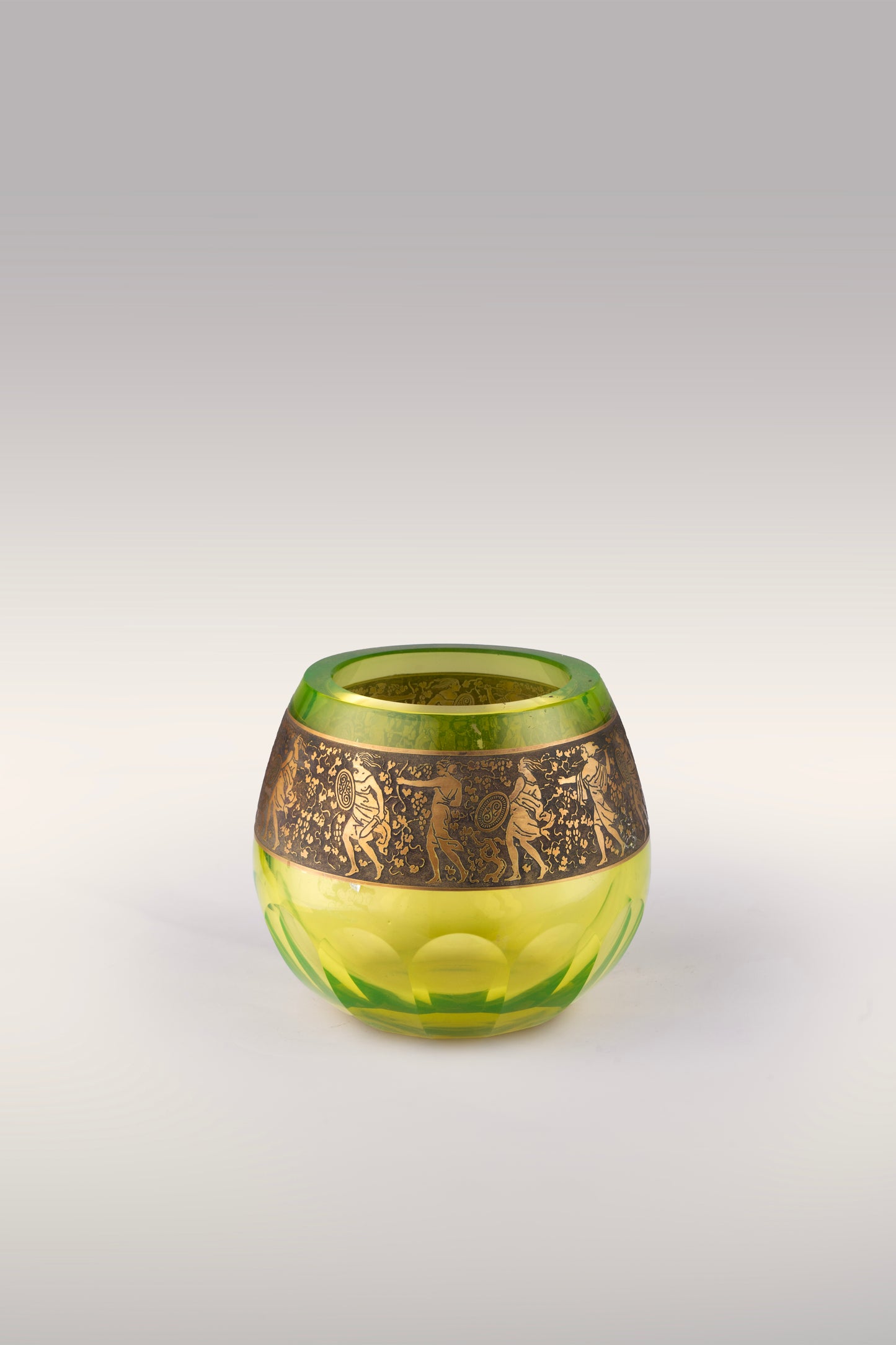 A Bohemian Art Glass Vase