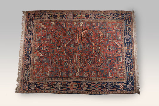 A Geometric Persian Heriz Carpet